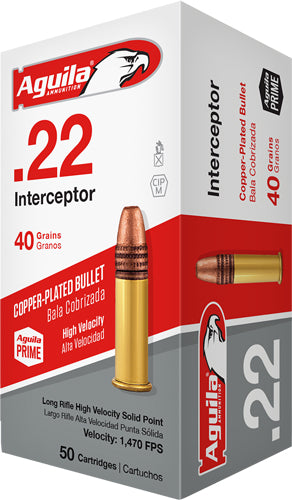 LEAD-RN 1000RD CASE LOTAGUILA INTERCEPTOR 22LR 40GR