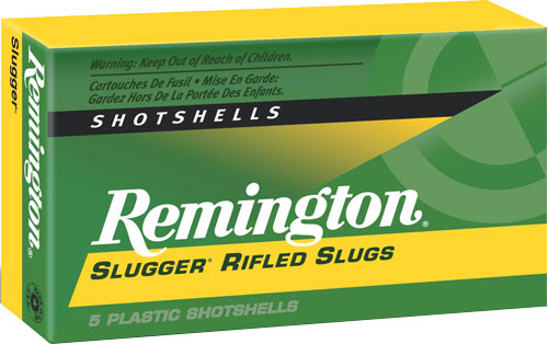 1OZ RIFLED SLUG 15RD 5BX/CSREMINGTON SLUGGER 12GA 2.75"