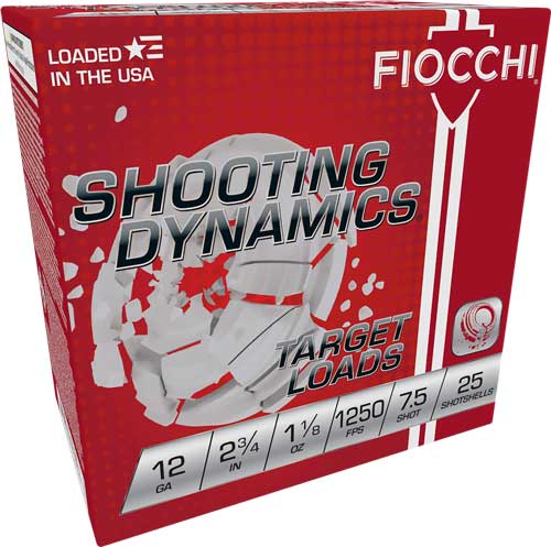 #7.5 1250FPS 250RD CASE LOTFIOCCHI 12GA 2.75" 1-1/8OZ