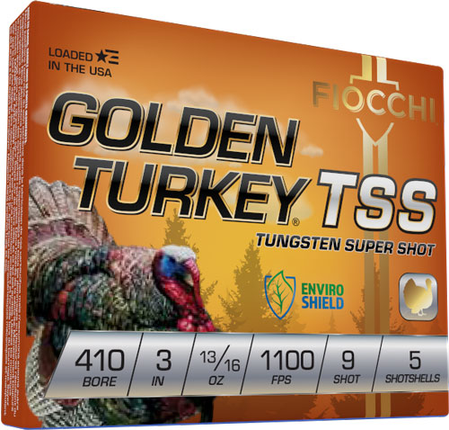 3" 13/16OZ #9 5RD 10BX/CSFIOCCHI GOLDEN TURKEY TSS 410