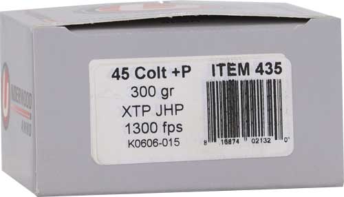 XTP JHP 20RD 10BX/CSUNDERWOOD 45 LC +P 300GR