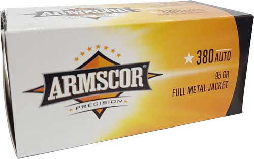 100RD 12BX/CSARMSCOR 380 ACP 95GR FMJ