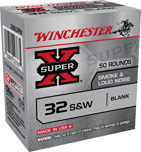 & NOISE BLANKS 50RD 100BX/CSWINCHESTER SUPER-X 32 SW SMOKE