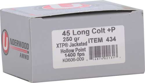 XTP JHP 20RD 10BX/CSUNDERWOOD 45 LC +P 250GR