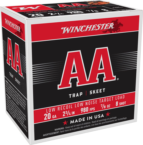 #8 890FPS LOTWINCHESTER AA 20GA 2.75" 7/8OX  (250 Round Case)