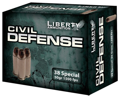 SPECIAL 50GR HP 20RD 10BX/CSLIBERTY CIVIL DEFENSE 38