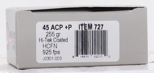 CAST FLAT NOSE 20RD 10BX/CSUNDERWOOD 45 ACP+P 255GR