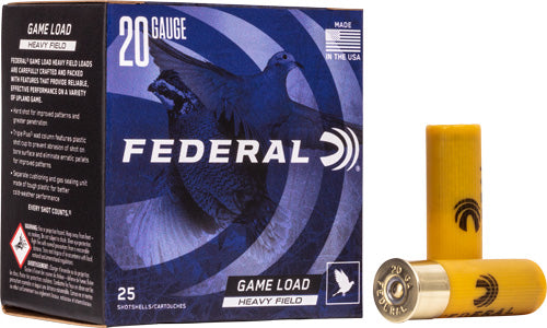 1OZ #7.5 250RD CASE LOTFEDERAL GAME LOAD 20GA 2.75"