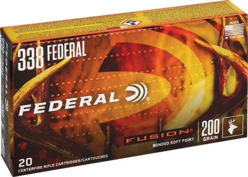 200GR FUSION 20RD 10BX/CSFEDERAL FUSION 338 FEDERAL