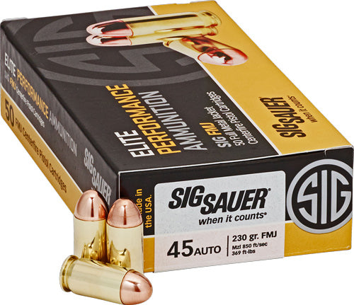 50RD 20BX/CS*SIG 45 ACP 230GR FMJ