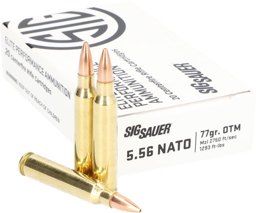 20RD 10BX/CSSIG 5.56X45 77GR ELITE OTM