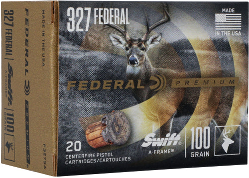 100GR A-FRAME JHP 20RD 10BX/CSFEDERAL PREMIUM 327 FEDERAL