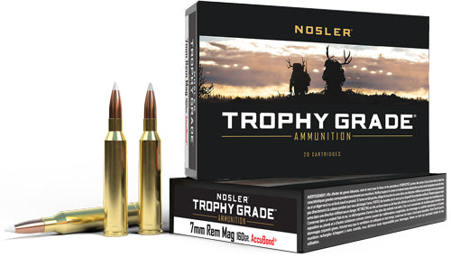 MAG 160GR ACUBOND 20RD 10BX/CSNOSLER TROPHY GRADE 7MM REM