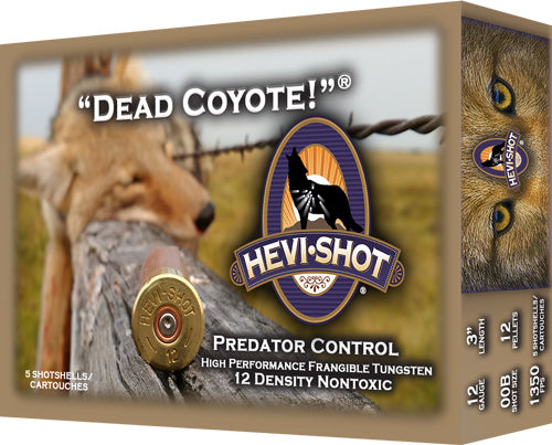 1-1/2OZ #T 10RD 10BX/CSHEVI-SHOT DEAD COYOTE 12GA 3"