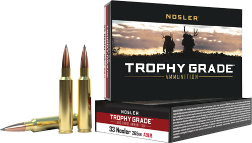 NOSLER 265GR ABLR 20RD 10BX/CSNOSLER TROPHY GRADE LR 33