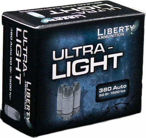 50GR COPPER HP 20RD 10BX/CSLIBERTY ULTRA LIGHT 380 ACP