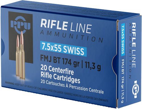 20RD 10BX/CSPPU 7.5X55 SWISS 174GR FMJ