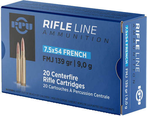 FMJ 20RD 10BX/CSPPU 7.5X54 FRENCH MAUSER 139GR