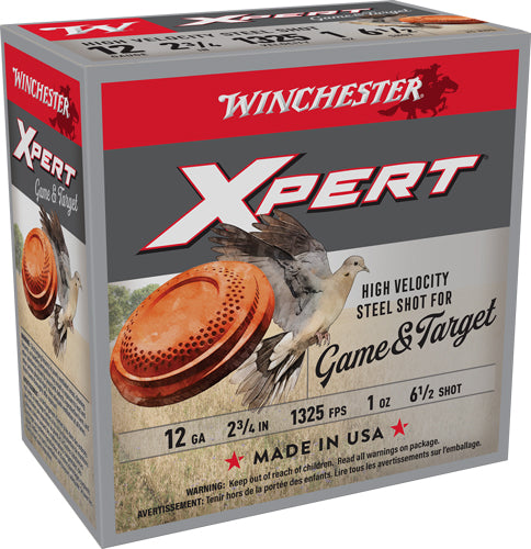 2.75" 1OZ #6.5 25RD 10BX/CSWINCHESTER XPERT STEEL 12GA