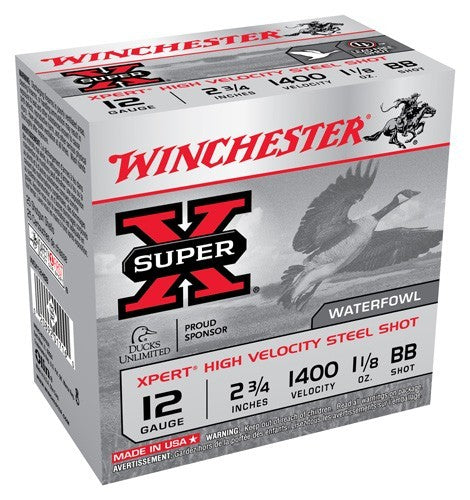 1-1/8OZ #BB 1400FPS 25RD 10B/CWINCHESTER XPERT 12GA 2.75"