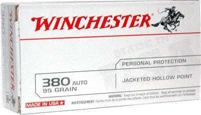 JHP 50RD 10BX/CSWINCHESTER USA 380 ACP 95GR