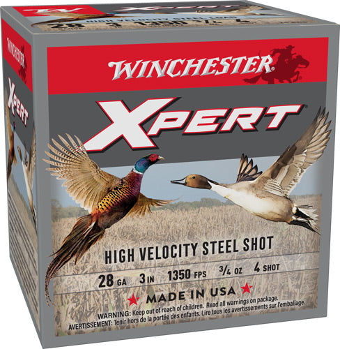 3/4OZ #4 25RD 10BX/CSWINCHESTER XPERT STEEL 28GA 3"