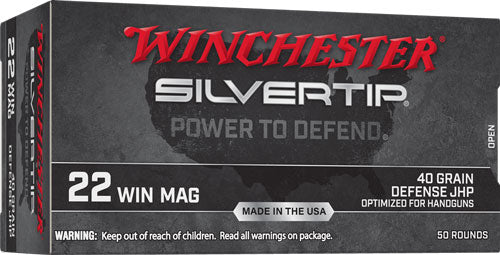 40GR HP 50RD 20BX/CSWINCHESTER SILVERTIP 22WMR