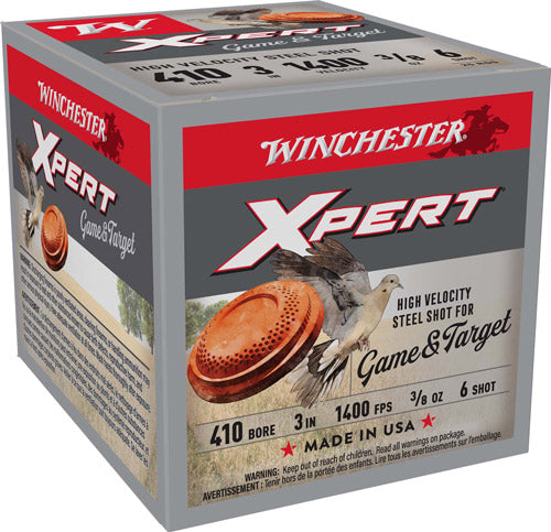 3/8OZ #6 25RD 10BX/CSWINCHESTER XPERT STEEL 410 3"