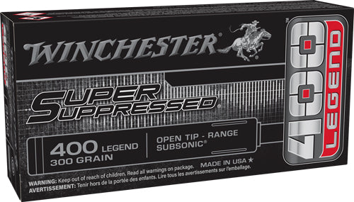 400 LEGEND 300GR 20RD 10BX/CSWINCHESTER SUPER SUPPRESSED