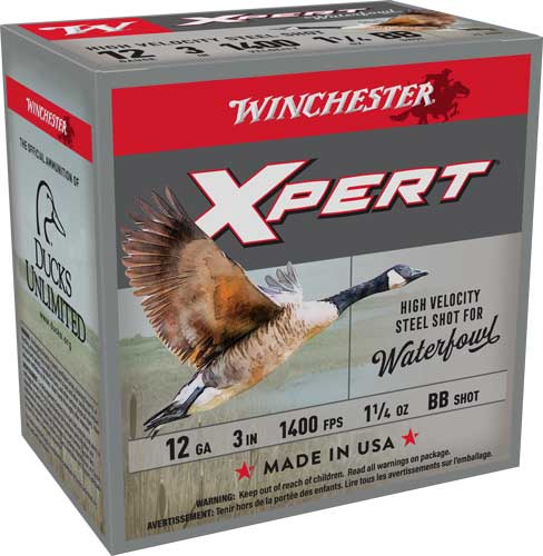 1-1/4OZ #BB 1400FPS 25RD 10B/CWINCHESTER XPERT STEEL 12GA 3"