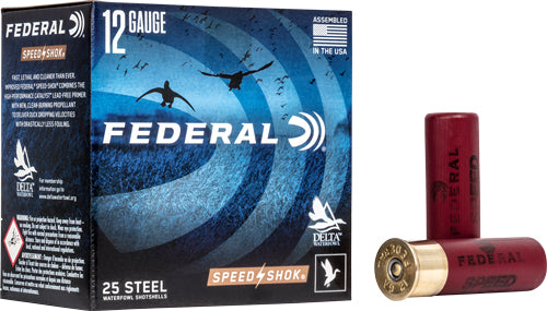 1-1/4OZ #1 1450FPS 25RD 10BX/CFEDERAL SPEED SHOK 12GA 3"