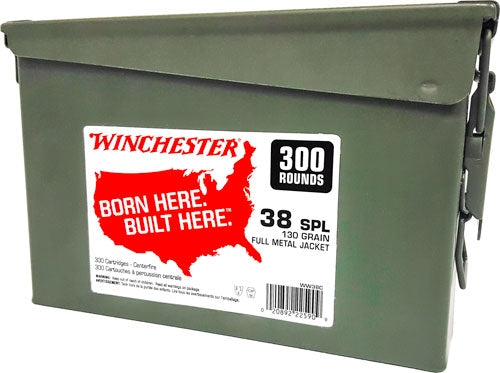 FMJ-RN CASE OF (2) 300RD CANSWINCHESTER 38 SPECIAL 130GR