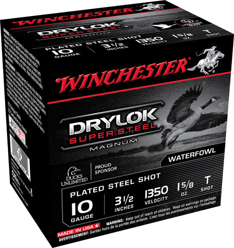 1-5/8OZ #T 1350FPS 25RD 10BX/CWINCHESTER DRYLOK 10GA 3.5"