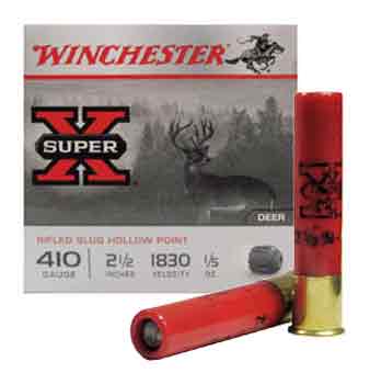 1/5OZ RIFLED SLUG 15RD 10BX/CSWINCHESTER SUPER-X 410 2.5"