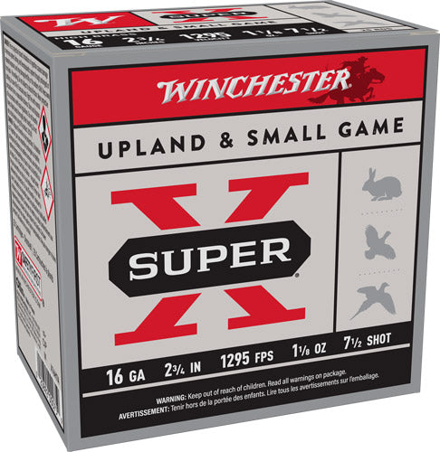 1-1/8OZ #7.5 25RD 10BX/CSWINCHESTER SUPER-X 16GA 2.75"