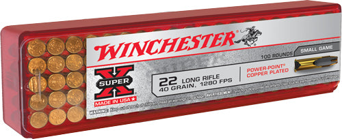 PPP-HP 1280FPS 100RD 20BX/CSWINCHESTER SUPER-X 22LR 40GR