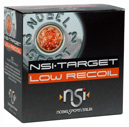 #8 25RD 10BX/CS CASE LOTSNOBELSPORT LOW RECOIL 12GA 1OZ