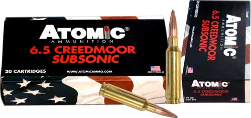 SP 10BX/CS ATOMIC 6.5 CM 129GR SUBSONIC  (20 Round Box)