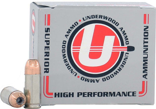 UNDERWOOD 38 SPECIAL 125 Grain Bonded Jacketed Hollow Point (20 Round Box. 10 Boxes Per Case)