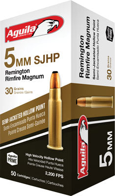 50RDAGUILA 5MM REM MAG 30GR SJHP