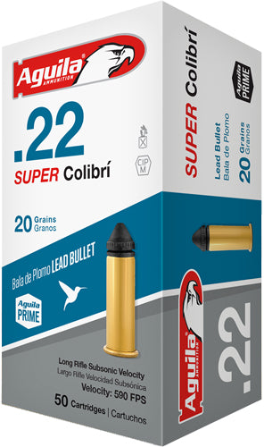 LEAD-RN 1000RD CASE LOTAGUILA SUPER COLIBRI 22LR 20GR