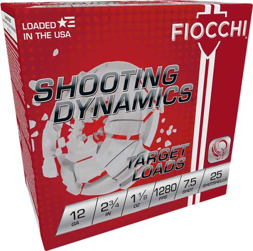 #7.5 1280FPS 250RD CASE LOTFIOCCHI 12GA 2.75" 1-1/8OZ