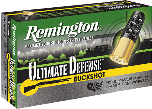 12GA 2.75" 00 BUCK 5RD 20BX/CSREMINGTON ULTIMATE DEFENSE