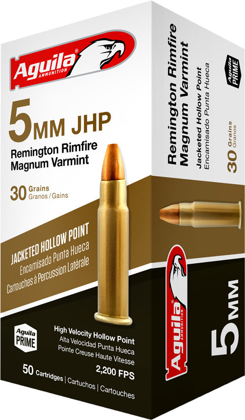 50RDAGUILA 5MM REM MAG 30GR JHP