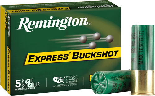 #4 BUCK 27 PELLETS 5RD 50BX/CSREMINGTON BUCKSHOT 12GA 2.75"