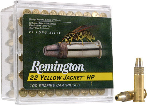 33GR TC LEAD-HP 100RD 50BX/CSREMINGTON YELLOW JACKET 22LR