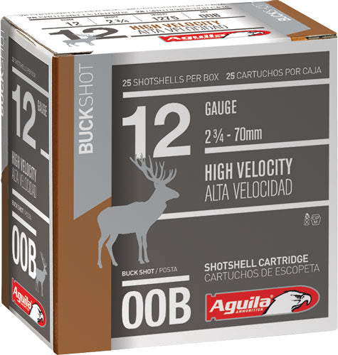 00 BUCK 25RD 10BX/CSAGUILA SHOTSHELL 12GA 2.75"