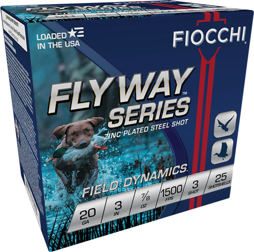 #3 1500FPS 25RD 10BX/CSFIOCCHI FLYWAY 20GA 3" 7/8OZ