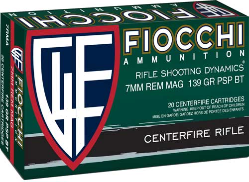 20RD 10BX/CSFIOCCHI 7MM REM MAG 139GR PSP