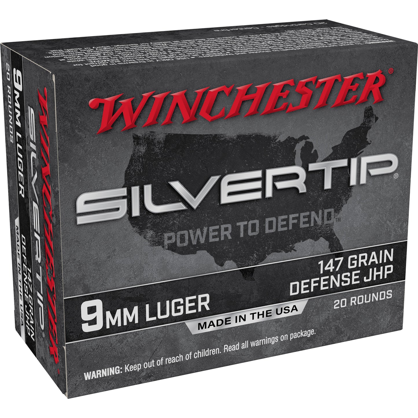 Win Silvertip 9mm 147gr Hp 20/200